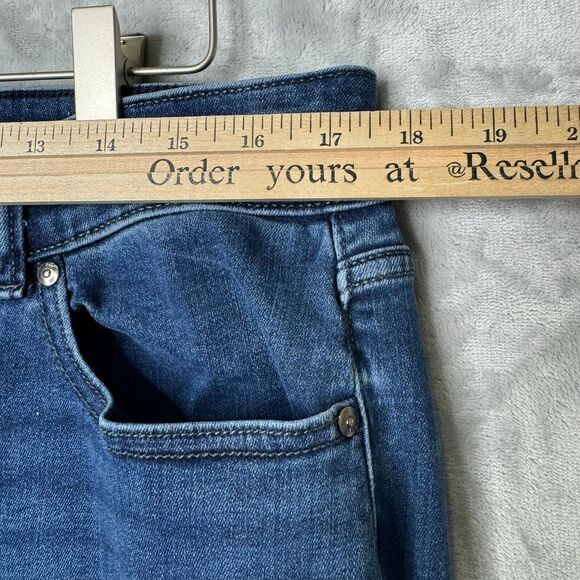 Lane Bryant Jeans Womens 20 Blue High Rise Straight Curvy Fit Flex Magic Waist - Picture 8 of 12